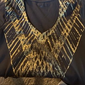 Kenneth Cole brown w/splash of metallic gold. NWOT